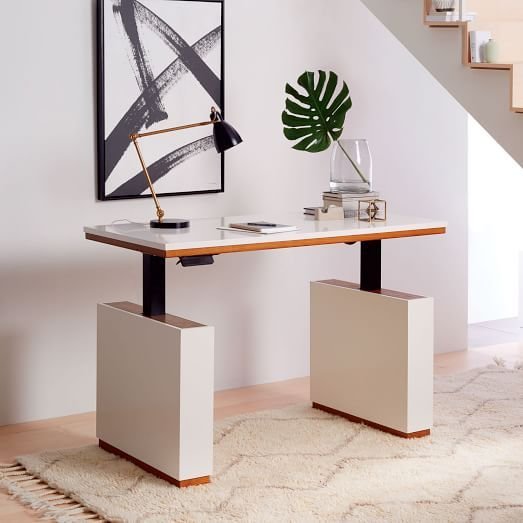 Modern adjustable standing deals desk